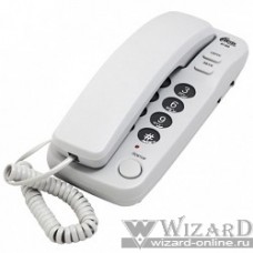 RITMIX RT-100 grey {Телефон проводной Ritmix RT-100 серый [повторный набор, регулировка уровня громкости, световая индикац]}