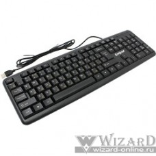 Exegate EX263905RUS Клавиатура Exegate LY-331, <USB, шнур 1,5м, черная, 104кл, Enter большой>, Color box