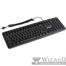 Exegate EX263906RUS Клавиатура Exegate LY-331L, <USB, шнур 2м, черная, 104кл, Enter большой>, Color box