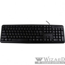 Exegate Клавиатура Exegate LY-331L5, <USB, шнур 2,2м, черная, 104кл, Enter большой>, Color box