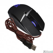 Exegate EX289489RUS Мышь ExeGate Gaming Standard Laser GML-13 (USB, лазерная, 1000/1200/3000/4000 dpi, 8 кнопок и колесо прокрутки, длина кабеля 1,5м, черная, Color box)