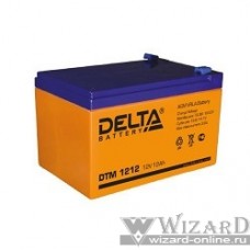 Delta DTM 1212 (12 Ач, 12В) свинцово- кислотный аккумулятор
