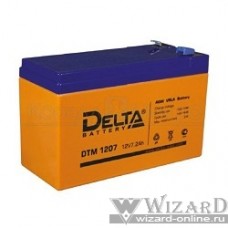 Delta DTM 1207 (7 Ач, 12В) свинцово- кислотный аккумулятор