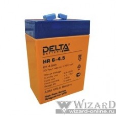 Delta HR 6-4.5 (4.5 Ач, 6В) свинцово- кислотный аккумулятор