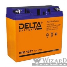 Delta DTM 1217 (17 Ач, 12В) свинцово- кислотный аккумулятор