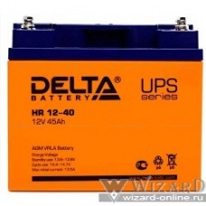 Delta HR 12-40 (40 Ач, 12В) свинцово- кислотный аккумулятор