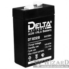 Delta DT 6028 (2,8 Ач, 6В) свинцово- кислотный аккумулятор