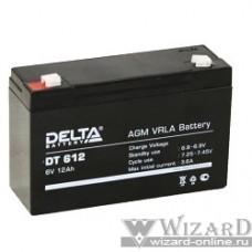 Delta DT 612 (12Ач, 6В) свинцово- кислотный аккумулятор