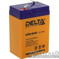 Delta DTM 6045 (4.5 Ач, 6В) свинцово- кислотный аккумулятор