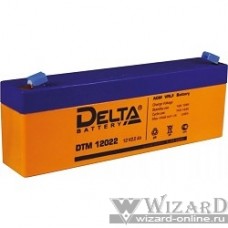 Delta DTM 12022 (2.2 Ач, 12В) свинцово- кислотный аккумулятор