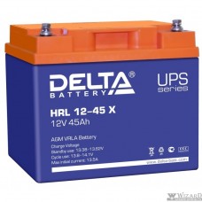 Delta HRL 12-45 X (45Ач, 12В) свинцово- кислотный аккумулятор