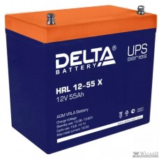 Delta HRL 12-55 X (55 Ач, 12В) свинцово- кислотный аккумулятор