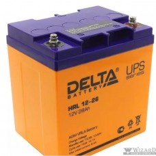 Delta HRL 12-26 Х (28Ач, 12В) свинцово- кислотный аккумулятор