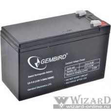 Gembird Аккумулятор для Источников Бесперебойного Питания BAT-12V7.5AH