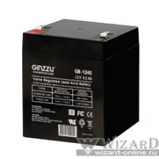 Ginzzu Батарея GB-1245 свинцово-кислотный, необслуживаемый, технология AGM, клемма 5/7мм