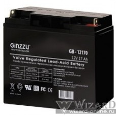 Ginzzu Батарея GB-12170 свинцово-кислотный, необслуживаемый, технология AGM, 12В / 17Ач