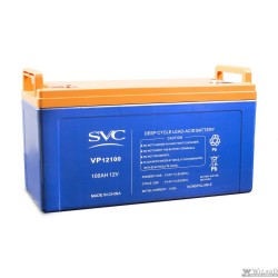 SVC Батарея VP12100 АКБ, 12В/100Ач, AGM, Клемма T11 под болт М8