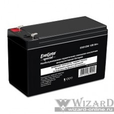 Exegate ES252438RUS Аккумуляторная батарея Exegate Special EXS1290, 12В 9Ач, клеммы F2