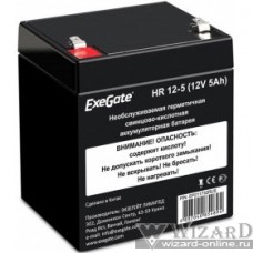 Exegate EX285949RUS Аккумуляторная батарея ExeGate HR 12-5 (12V 5Ah 1221W, клеммы F1)