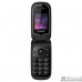 Мобильный телефон Digma A205 2G Linx черный раскладной 2Sim 1.77" TFT 128x160 0.08Mpix BT 