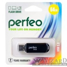 Perfeo USB Drive 64GB C03 Black PF-C03B064