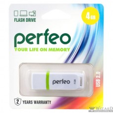 Perfeo USB Drive 4GB C11 White PF-C11W004