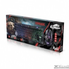 Набор игровой клавиатура+мышь Smartbuy Rush Comrade черный [SBC-550915G-K]