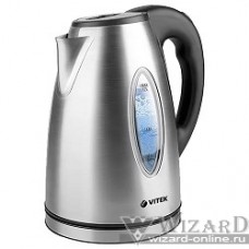 Чайник VITEK VT-7020(ST) Мощ.max.2200Вт, 1,7л Корпус из нерж. стали.