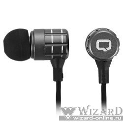 QUMO Freedom Pulse (BT-0016) черный, {затычки, Bluetooth 4.2, 70 мА-ч, до 4х часов в режиме разговора} 
