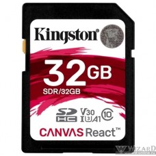 SecureDigital 32Gb Kingston SDR/32GB {SDXC Class 10, UHS-I U3}