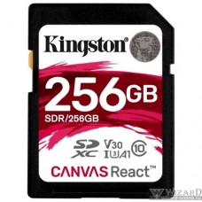 SecureDigital 256Gb Kingston SDR/256GB {SDXC Class 10 UHS-I U3 Canvas React}
