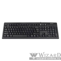 Keyboard A4tech KR-83 black USB, проводная USB, 104 клавиши 
