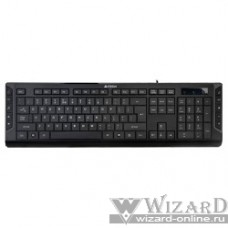 Keyboard A4Tech KD-600 USB, 114 клавиш, мультимедиа, X-Slim [641779]