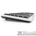 Гарнизон Клавиатура GK-110L, подсветка, USB, черный/белый