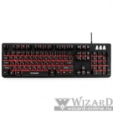 Гарнизон Клавиатура игровая GK-300G, металл, 3 различные подсветки, USB, черный, антифантомные и мех