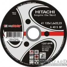 Hitachi 12516HR Круг отрезной А24 (14А) 125 Х 1,6 Х 23
