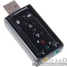 C-media ASIA USB 8C V & V Звуковая карта USB TRUA71 (C-Media CM108) 2.0 channel out 44-48KHz volume control (7.1 virtual channel) RTL [849412 USB CM108 7.1 virtual]