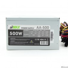 AirMax AA-500W Блок питания 500W ATX (24+4+6пин, 120mm (SCP)(OVP)(OCP)(UVP)ATX 12V v.2.3)