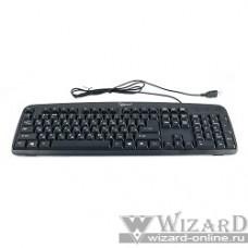 Keyboard Gembird KB-8350U-BL, USB, черный, лазерная гравировка символов