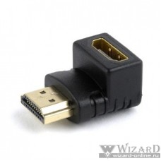 Cablexpert Переходник HDMI-HDMI 19F/19M, угловой соединитель 90 градусов, золотые разъемы (A-HDMI90-FML)