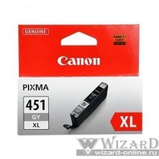 Canon CLI-451XLGY 6476B001 Картридж для PIXMA iP7240, MG5440, 6340, Серый, 780стр.