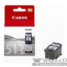 Canon PG-512Bk 2969B007 Картридж для PIXMA MP240, 260, 480, Черный, 401 стр.