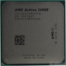 CPU AMD Athlon 240GE AM4 {3.5 GHz/2core/1+4Mb/SVGA RADEON Vega 3/35W/Socket AM4} (BOX)