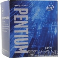 CPU Intel Pentium G4520 Skylake BOX {3.6ГГц, 3МБ, Socket1151}