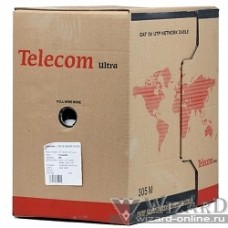 Telecom Кабель Ultra Base UTP кат.5e 4 пары (305м) (0.48mm) CCA серый [TUS44048E]