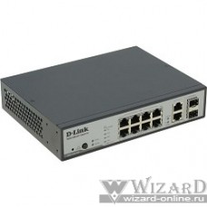 D-Link DES-1100-10P/A1A Настраиваемый коммутатор 2 уровня с 8 портами 10/100Base-TX и 2 комбо-портами 100/1000Base-T/SFP (8 портов с поддержкой PoE 802.3af/802.3at (30 Вт), PoE-бюджет 90 Вт)