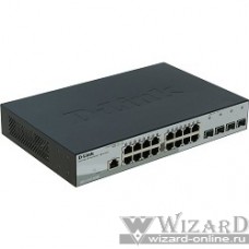 D-Link DGS-1210-20/ME/A1A Управляемый коммутатор 2 уровня с 16 портами 10/100/1000Base-T и 4 портами 1000Base-X SFP
