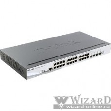 D-Link DGS-1510-28XMP/A1A PROJ Управляемый стекируемый коммутатор SmartPro с 24 портами 10/100/1000Base-T с поддержкой РоЕ и 4 портами 10G Base-X SFP+