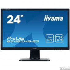 IIYAMA 24" B2483HS-B3 черный {VA LED 1920x1080 1ms 16:9 1000:1 250cd 170гр/160гр D-Sub DisplayPort}