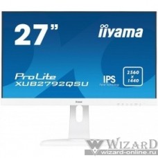 IIYAMA 27" XUB2792QSU-W1 белый {IPS LED 2560x1440 5ms 16:9 350cd 178гр/178гр DVI HDMI DisplayPort}